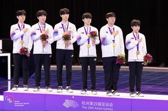 [포토] LoL 금빛 낭보…e스포츠 메달 행진