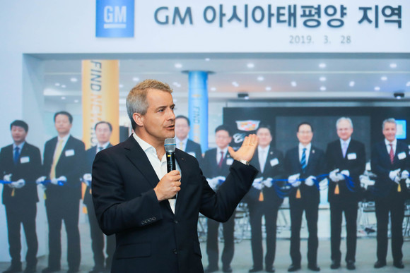 GM 수석 부사장 겸 GM 해외사업부문 줄리안 블리셋 사장. ⓒ 한국GM