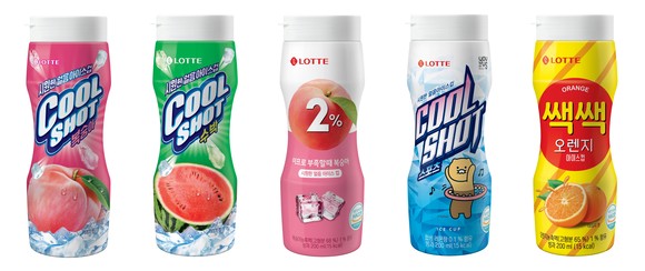 롯데푸드에서 출시한 아이스컵 브랜드 '쿨샷' ⓒ 롯데푸드