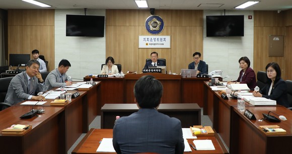 제83회 정례회 제2차 회의 개최 모습. ⓒ 의회사무국