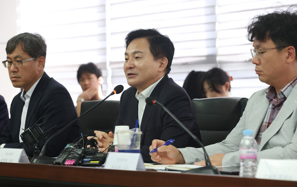 원희룡 국토교통부 장관이 6일 열린 '건설산업 정상화 태스크포스 회의'에서 발언하고 있다. ⓒ 연합뉴스