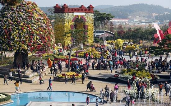 2014 대한민국 국향대전 행사장 전경. ⓒ 함평군