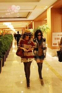 2010년 롯데백화점 초청으로 방문한 웨이단, 웨이칭 자매. ⓒ 롯데백화점