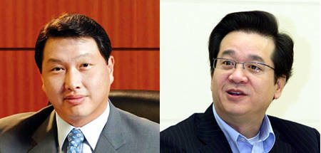 최태원 SK그룹 회장과 이재현 CJ그룹 회장. ⓒ 각 그룹사