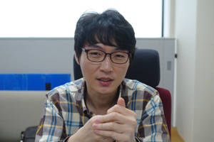 김용섭 대표는 "종이문서를 전자화하면 효율적 관리뿐 아니라 비용측면의 절감도 기대할 수 있다"고 말했다. = 김경태 기자