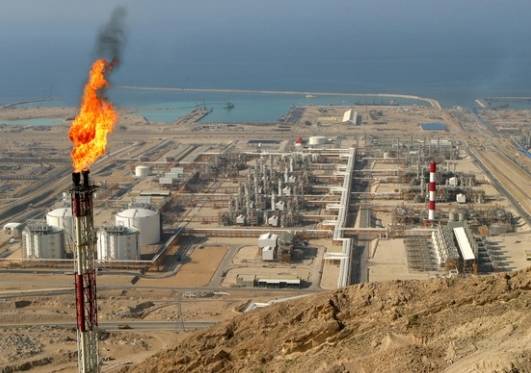 현대건설이 시공한 이란 사우스파 가스처리시설 4·5단계 전경. © 뉴스1