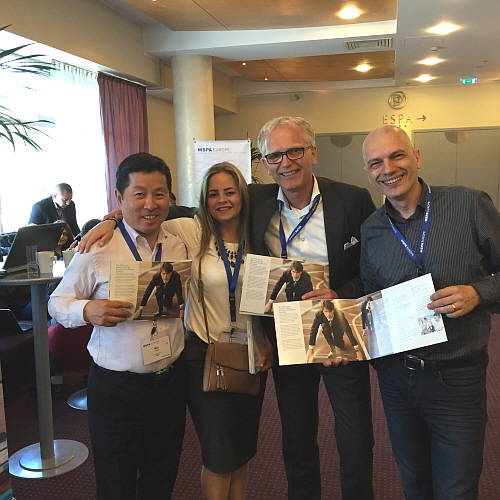 라트비아 리가에서 진행된 '세계 미스터리쇼퍼 컨퍼런스(MSPA Europe: Mystery Shopping Workshop)'에 참석한 민유식 FRMS 대표(좌측). ⓒ FRMS