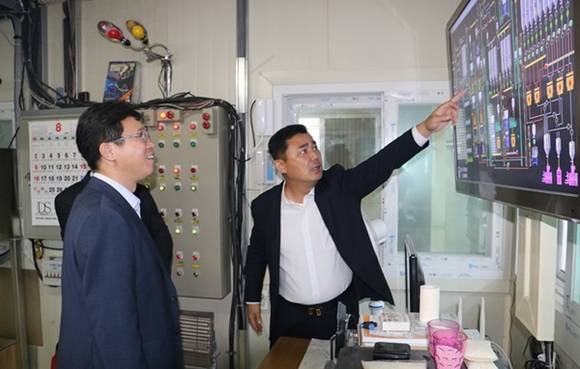 나주평야동강RPC를 방문한 이재욱 국립농산물품질관리원장. ⓒ 농산물품질관리원 전남지원