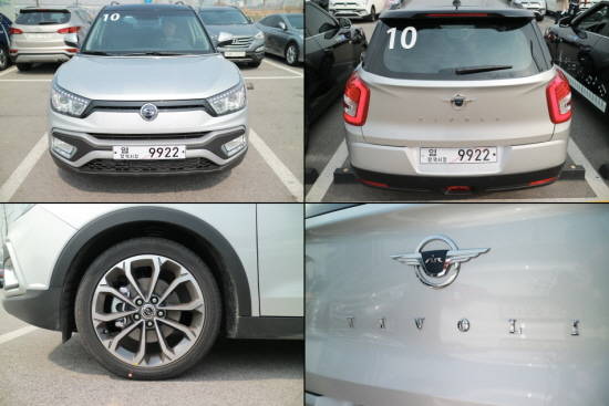 티볼리 에어는 쌍용차의 디자인철학 Nature-born 3Motion에서 경쾌함(Rhythmical Motion)을 기조로 한 모던하고 세련된 티볼리의 디자인 아이덴티티를 계승했다. = 노병우 기자