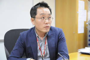 송준수 상무는 "장애인들과 비장애인의 스펙에서는 크게 차이가 없다"며 "일에 대한 열정에 있어서는 오히려 장애인이 더 우수할 때도 있다"고 말했다. = 김상준 기자