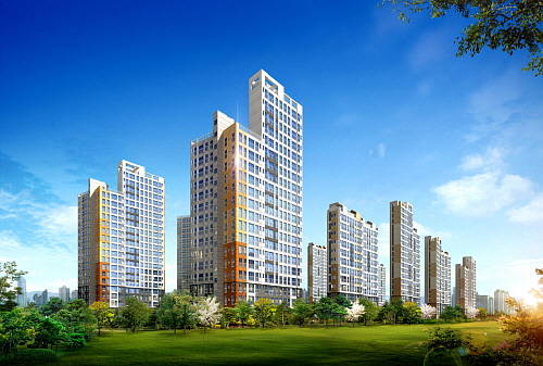 '동탄2신도시 제일풍경채 에듀&파크 투시도. ⓒ 제일건설㈜