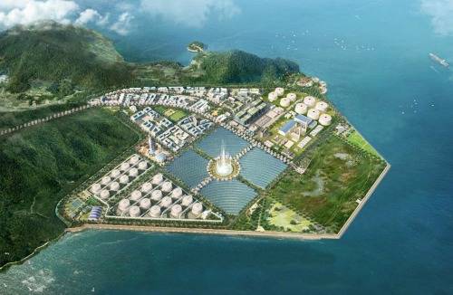 여수시 묘도에 들어 설 '묘도항만재개발사업' 조감도. ⓒ 여수시