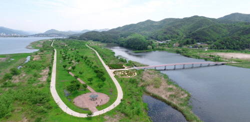 팔당물안개공원 전경. ⓒ 경기도 광주시