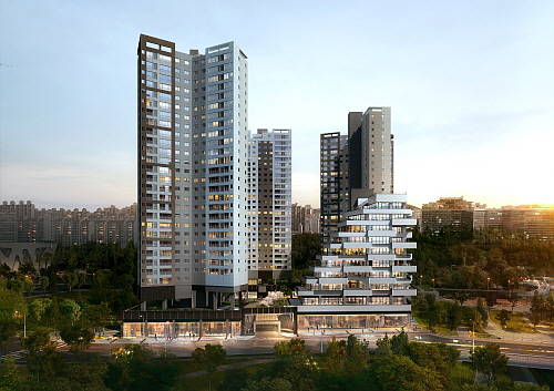 힐스테이트 킨텍스 레이크뷰 투시도. ⓒ 현대엔지니어링