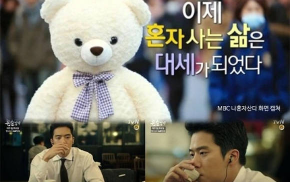 TV를 보면 1인 가구(집에 사람이 한 명 산다면 1인 가구)가 빨리 늘어나고 있다는 사실을 알 수 있어요. ⓒ 네이버 블로그