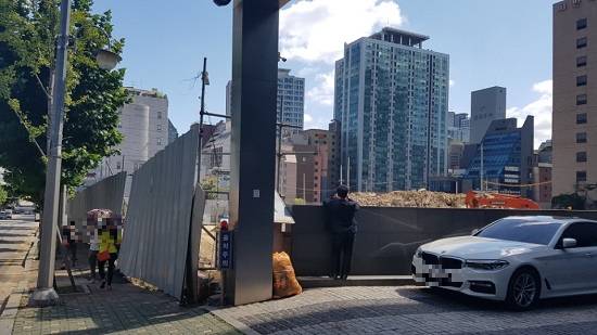 서초 센트럴 아이파크가 들어서는 서초1528-3 번지. 공사가 한창 진행 중이다. ⓒ 프라임경제