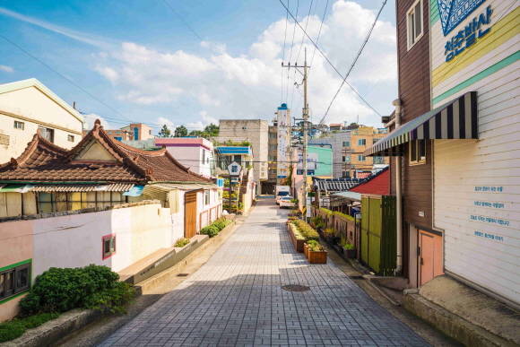 청춘발산마을 입구 초입의 모습. ⓒ 현대자동차그룹