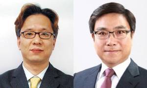최우정 온라인 신설법인 대표이사(왼쪽)과 우창균 제주소주 겸 신세계 L&B 대표이사. ⓒ 신세계그룹