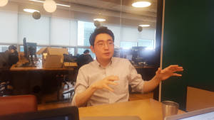 표철민 체인파트너스 대표는 "글로벌 암호화폐 시장을 보면 장외거래 규모가 장내거래의 10배 이상 크다"고 말했다. = 김경태 기자