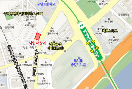 서울시 도시관리계획 청년주택사업 대상지. ⓒ 서울특별시