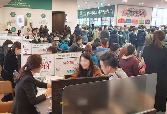 '수지 스카이뷰 푸르지오'는 231가구 모집에 1845명이 청약을 접수해 평균 4.81대 1의 경쟁률을 기록했다. ⓒ 대우건설