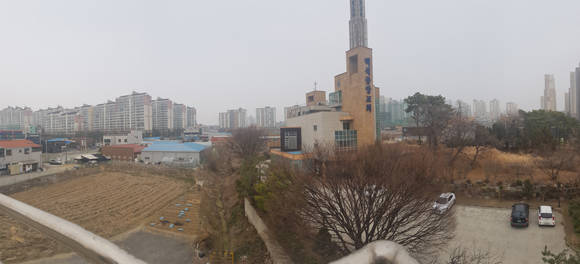천안시 백석5지구 도시개발사업 부지 전경. = 장귀용 기자