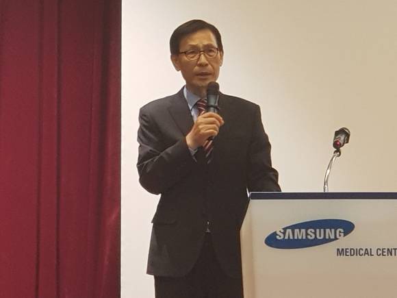 한기진 회장은 "발포 뛰는, 찾아 가는 한가협을 만들 것"이라고 캐피프레이즈를 선포했다. = 조규희 기자