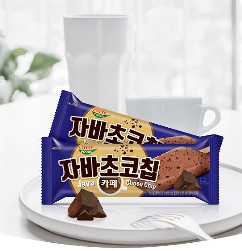 롯데푸드의 신제품 '자바초코칩카페'. ⓒ 롯데푸드