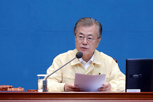 문재인 대통령은 태극을지훈련에서 "우리에게 선택권이 있는 한 평화를 향한 여정을 멈추지 않을 것"이라고 말했다. ⓒ 청와대