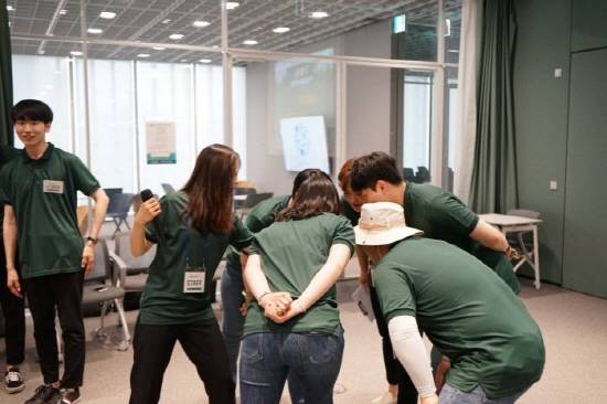 제주다우미 팀 빌딩 프로그램. = 구민수 청년기자