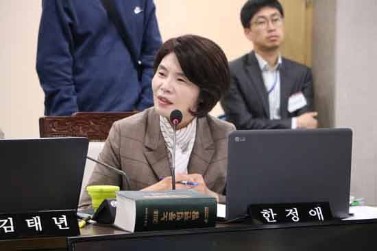 한정애 더불어민주당 의원(사진)이 건설업계의 외국인 불법 고용 방지를 위한 법률안을 대표발의 했다. ⓒ 한정애 의원실