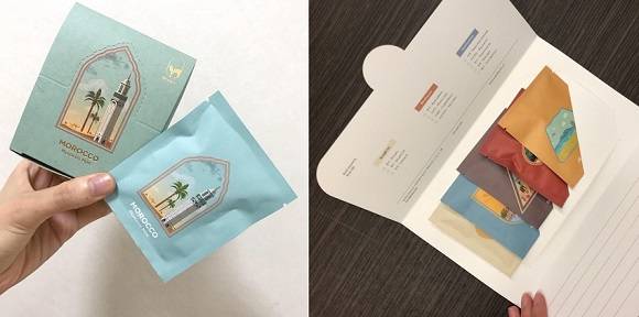 사진 왼쪽부터 블렌딩티 모로코, 다양한 블렌티 제품 세트. ⓒ 허밍랩