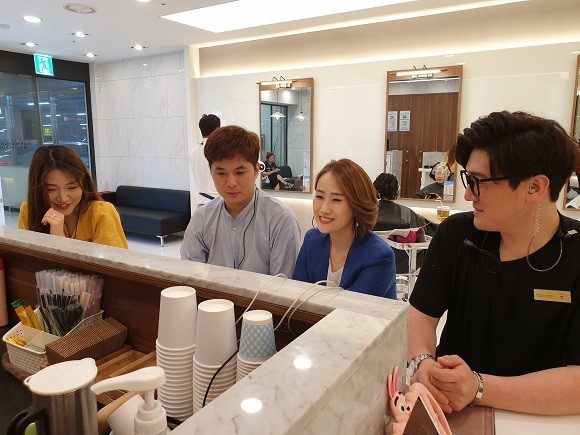 이승희 원장은 수시로 구성원과 애정을 담아 소통하는 시간을 가진다. = 김상준 기자