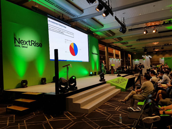 글로벌 스타트업 페어 'NextRise 2019, Seoul' 기업 설명회 모습. 국내 최대 인테리어 중개 플랫폼 업체 집닥은 이번 행사를 통해 전체 인테리어를 비롯해 O2O시장의 미래 비전과 집닥의 포지션, 성장동력 등을 소개할 예정이다. ⓒ 프라임경제