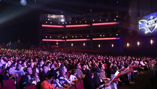 지난 2017년 로스앤젤라스 마이크로소프트 씨어터에서 처음 개최된 'SWC'는 지난해 생중계 관람수 13만건을 돌파하며 꾸준히 성장하고 있다. ⓒ 컴투스