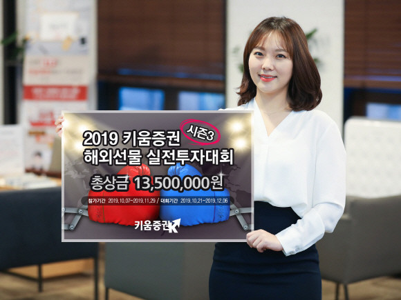 키움증권이 해외선물 계좌만 있으면 누구나 참여할 수 있는 총 상금 1350원 규모 '2019 키움증권 해외선물 실전투자대회 시즌3'를 진행한다. ⓒ 키움증권