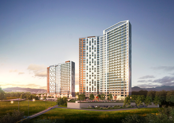 HDC현대산업개발 '청주 가경 아이파크 4단지' 투시도. ⓒ HDC현대산업개발