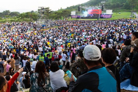 서원밸리 자선 그린콘서트 현장. ⓒ 대보그룹
