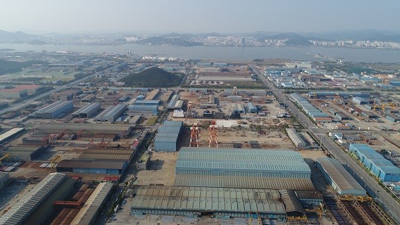 전남 영암군 대불국가산업단지 전경. ⓒ 직업건강협회