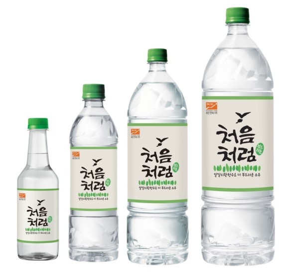 롯데주류 처음처럼 투명페트. ⓒ 롯데주류