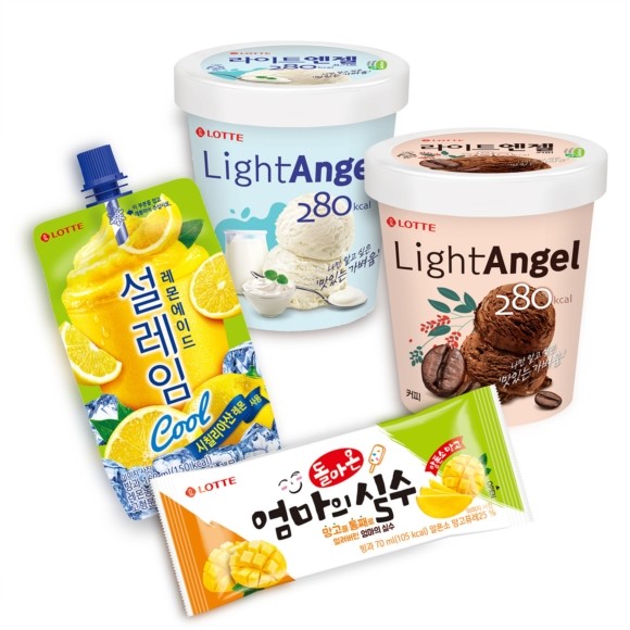 롯데제과 빙과 신제품 4종. ⓒ 롯데제과