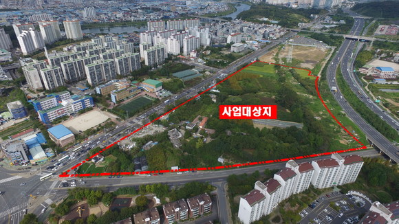 진주시가 추진하는 가호동 여객자동차터미널 부지. ⓒ 프라임경제