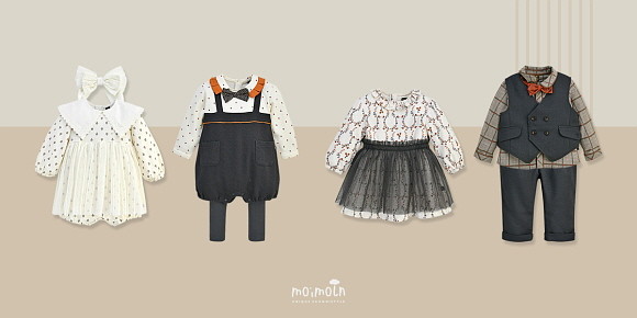 모이몰른이 2020년 F/W 시즌을 맞아 정장, 드레스 등으로 구성된 스페셜 라인을 선보인다. © 한세드림