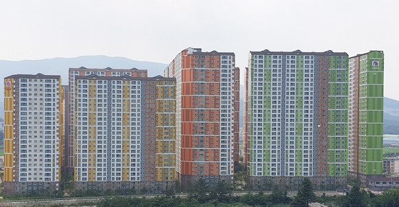 경주 외동 사랑으로 부영 아파트 전경. ⓒ 부영주택