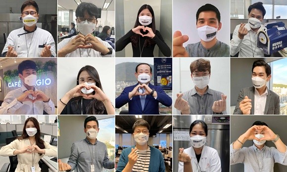 창립 기념 사회공헌 행사에 참여한 황재복 파리크라상 황재복 대표이사 및 임직원. ⓒ 파리크라상