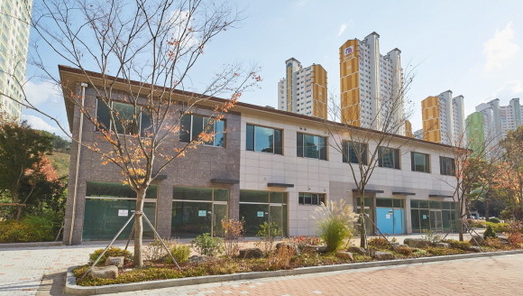 창원월영 '마린애시앙' 단지 내 상가. ⓒ 부영주택