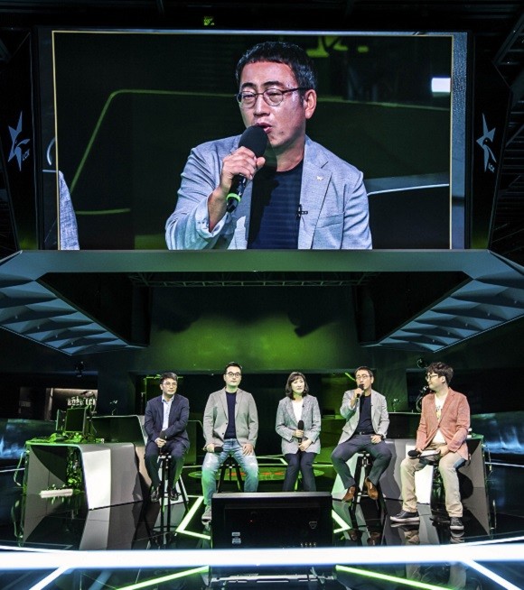 'SKT 5GX 클라우드게임' 온라인 기자간담회의 모습. ⓒ SK텔레콤