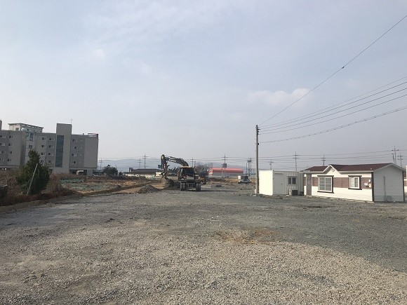 포항시, 이주단지 토지 원상복구 공사 모습. ⓒ 포항시