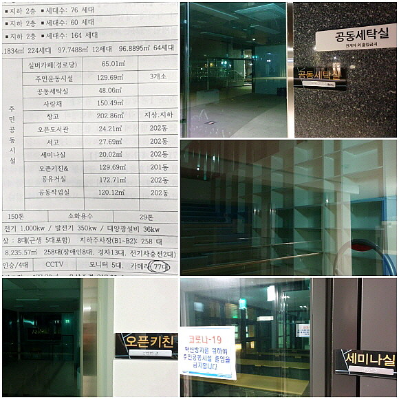 입주민들은 지난해 10월 입주 후 코로나19 로 공동시설을 단 한 번도 사용한 적이 없다고 입을 모았다. 특히 공동세탁실과 도서관은 공간만 마련돼 있고, 내부는 텅 빈 상태였다. = 김화평 기자