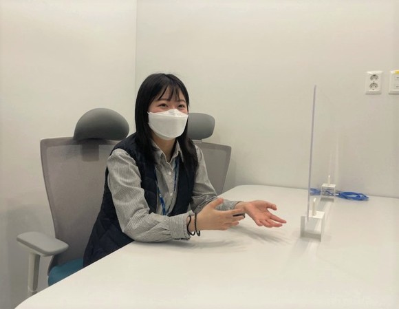 백혜연 농협고객행복센터 콜품질AI운영팀 계장은 "아르미AI 지식컨텐츠가 늘어나면서 상담톡 답변율이 85% 수준으로 향상했다. 이로인해 향후 AI 컨택센터 활용성이 높아질 것"이라고 강조했다. ⓒ NH농협은행고객행복센터